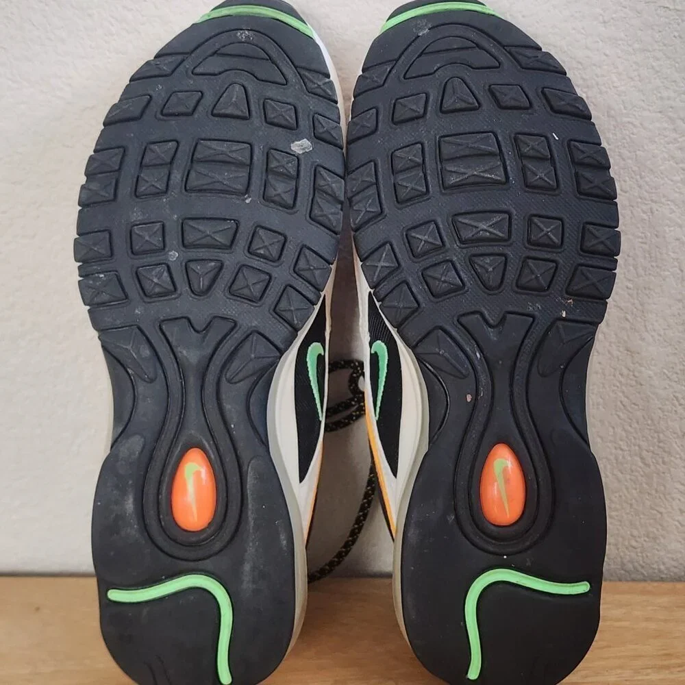 Nike Mens Air Max 97 Trainer Shoes Sneakers CZ7868-300 Green Abyss Black Size 8